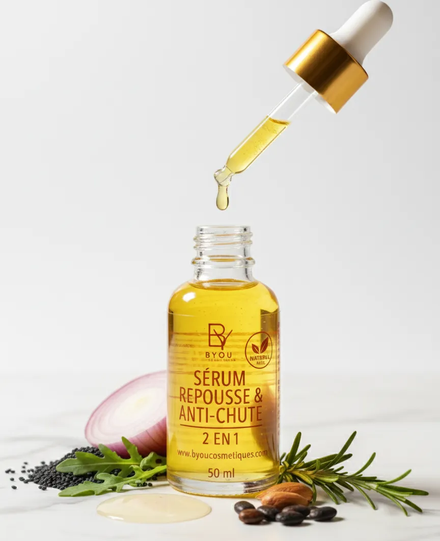 Sérum Repousse & Anti-Chute de BYOU Cosmétiques : L'Élixir Ultime pour des Cheveux Forts et Denses