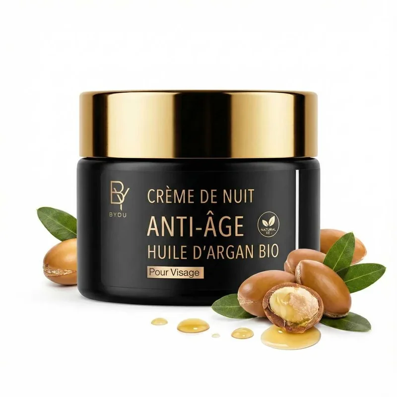 Crème de Nuit Anti-Âge - Huile d’Argan Bio