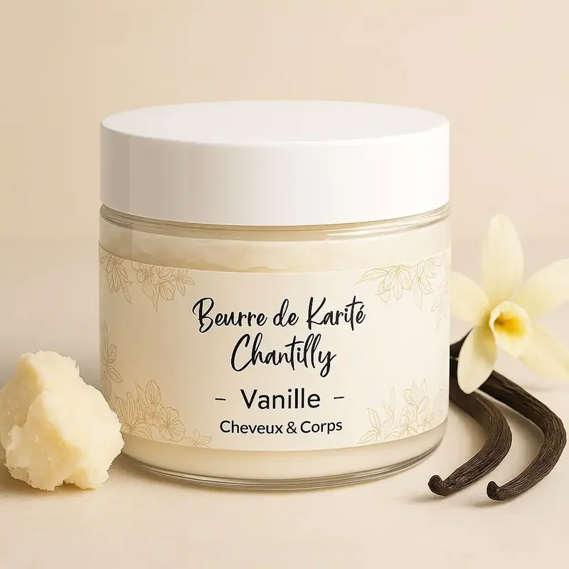 Chantilly de Karité à la Vanille - Soin Multi-Usage Cheveux & Corps