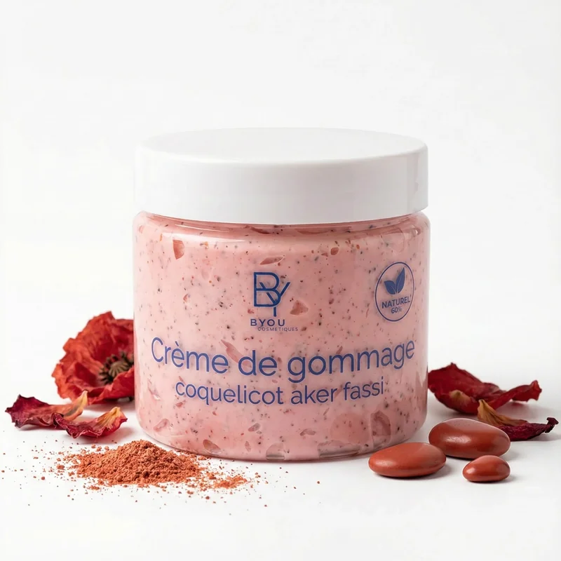 Crème de Gommage au Coquelicot Aker Fassi