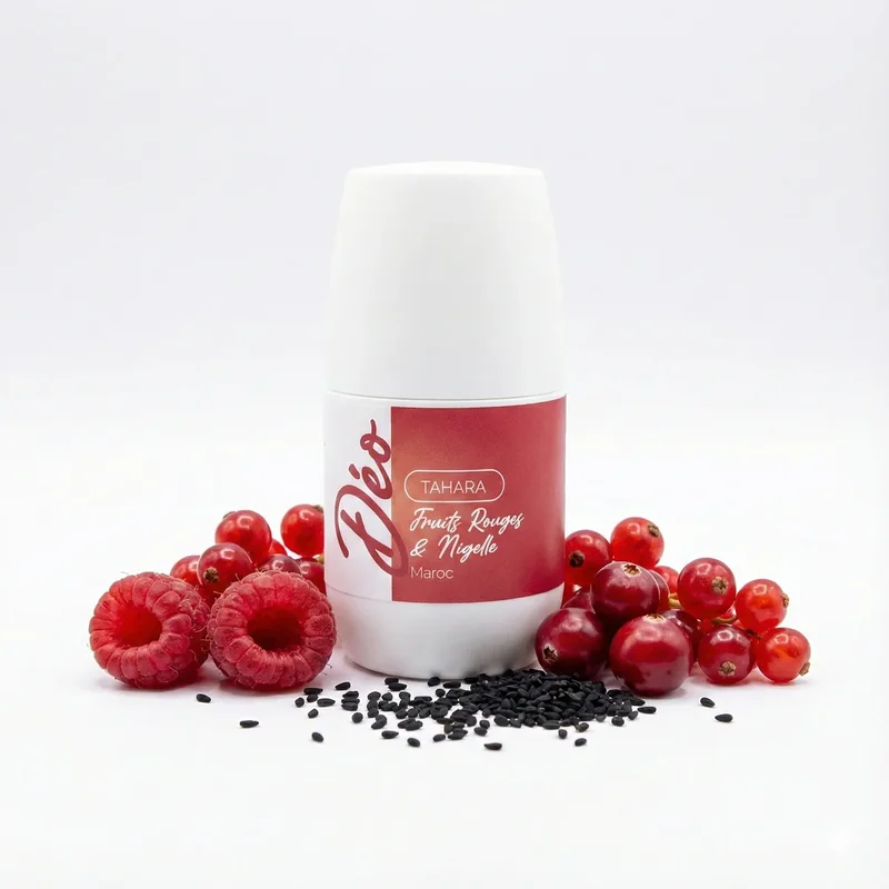 Déodorant à l'Huile de Nigelle et au Musc Tahara : Parfum Fruits Rouges