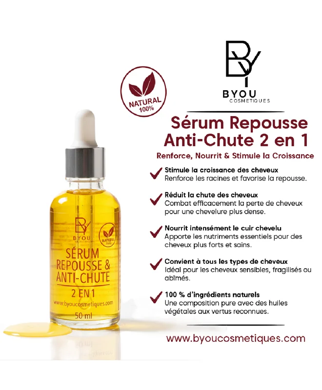Sérum 2en1 repousse / anti-chute