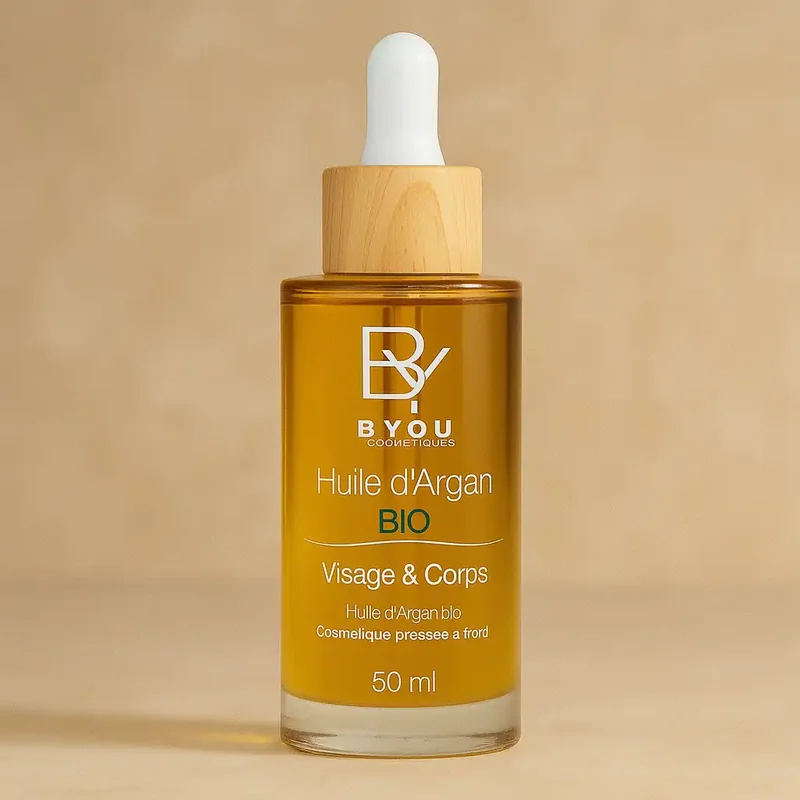 Huile d'Argan Bio | Soin Cheveux et Visage | 100% Pure du Maroc