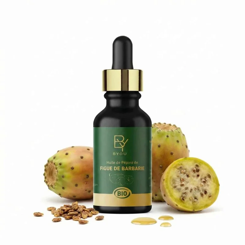 Huile de pépin de figue de barbarie bio — cosmétique naturel Byou