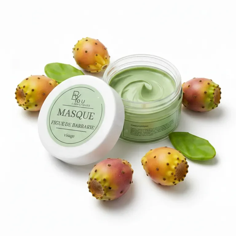 Masque à l'Huile de Pépin de Figue de Barbarie – Anti-Âge & Éclat Naturel